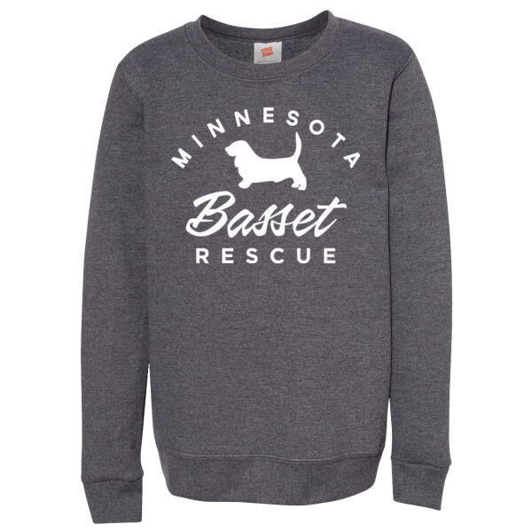 Hanes - Ecosmart® Youth Crewneck Sweatshirt - Printed Logo Thumbnail