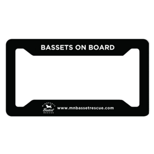 Aluminum License Plate Frame - Sublimated Logo Thumbnail