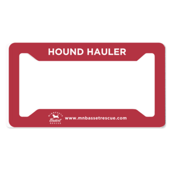 Aluminum License Plate Frame - Sublimated Logo Thumbnail