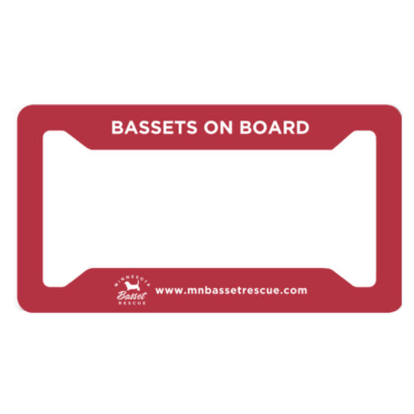 Aluminum License Plate Frame - Sublimated Logo Thumbnail
