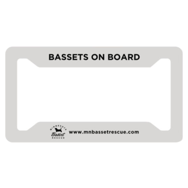Aluminum License Plate Frame - Sublimated Logo Thumbnail