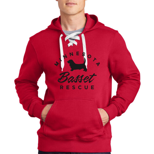 Sport-Tek Lace Up Pullover hooded Sweatshirt - Printed Logo Thumbnail