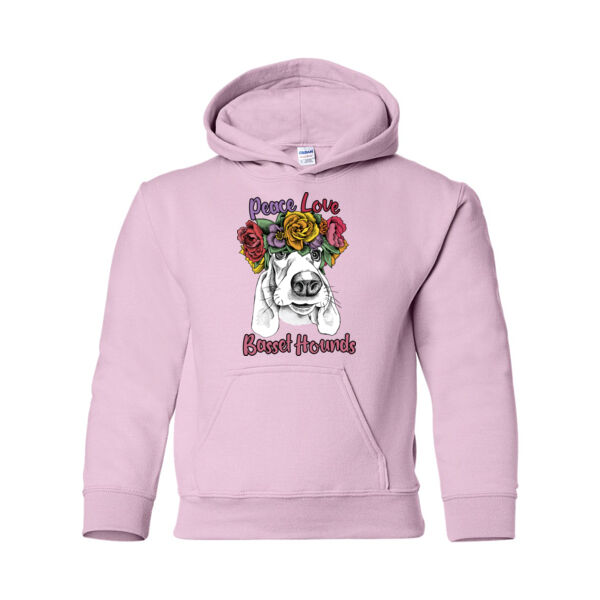 Gildan Heavy Blend Youth Hooded Sweatshirt - Printed Logos Thumbnail