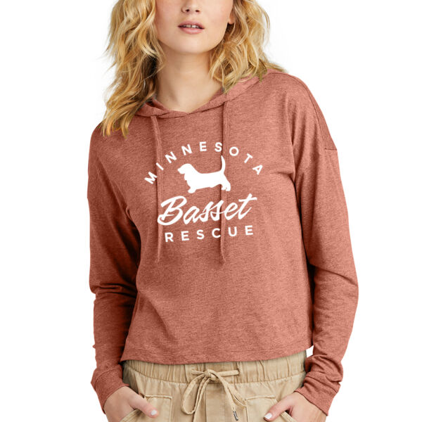 District® Women’s Perfect Tri® Midi Long Sleeve Hoodie - Printed Logo Thumbnail