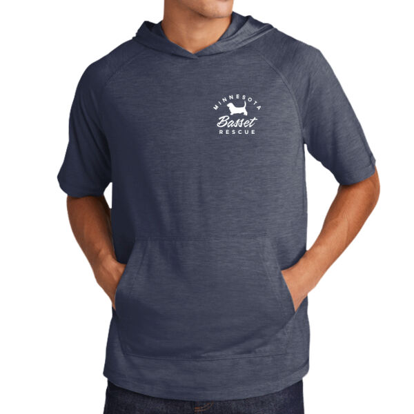 Sport-Tek ® PosiCharge ® Tri-Blend Wicking Short Sleeve Hoodie - Printed Logo Thumbnail