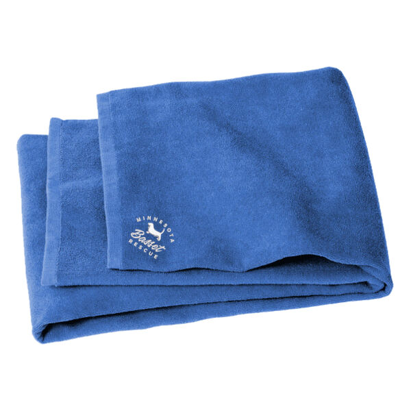 Port Authority ® Value Beach Towel - Embroidered Logo Thumbnail