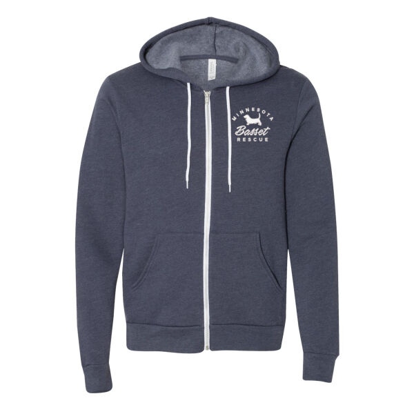 **CLOSEOUT ITEM** Unisex Full-Zip Hooded Sweatshirt - Embroidered Logo Thumbnail