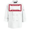 Eight Knot Button Chef Coat with Thermometer Pocket Thumbnail