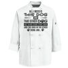 Eight Knot Button Chef Coat with Thermometer Pocket Thumbnail