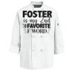 Eight Knot Button Chef Coat with Thermometer Pocket Thumbnail