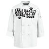Eight Knot Button Chef Coat with Thermometer Pocket Thumbnail