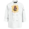 Eight Knot Button Chef Coat with Thermometer Pocket Thumbnail