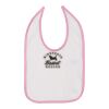 Infant Contrast Trim Premium Jersey Bib Thumbnail