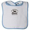 Infant Contrast Trim Terry Bib Thumbnail