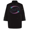 Ten Pearl Button Black Chef Coat Thumbnail