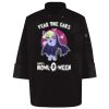 Ten Pearl Button Black Chef Coat Thumbnail
