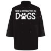 Ten Pearl Button Black Chef Coat Thumbnail