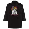 Ten Pearl Button Black Chef Coat Thumbnail