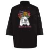 Ten Pearl Button Black Chef Coat Thumbnail