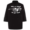 Ten Pearl Button Black Chef Coat Thumbnail